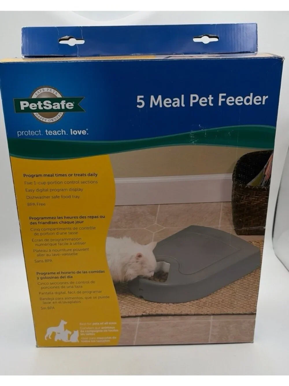 PetSafe Automatic Pet Feeder 5 Meal Dog Cat 5 Day Programmable Brand New